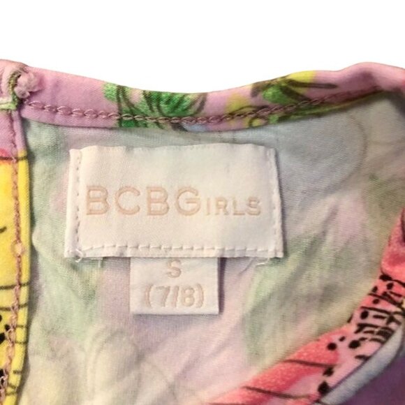 BCBGirls Floral Dress Girls S (7/8) NEW Floral Soft - Picture 11 of 12